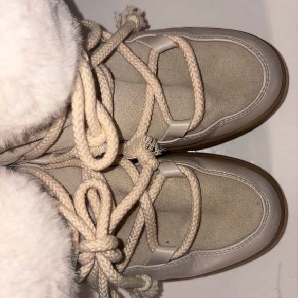 CALIA Women's Hailey Boots Furry Nordic Platform Ankle Moon Boots - Picture 14 of 14